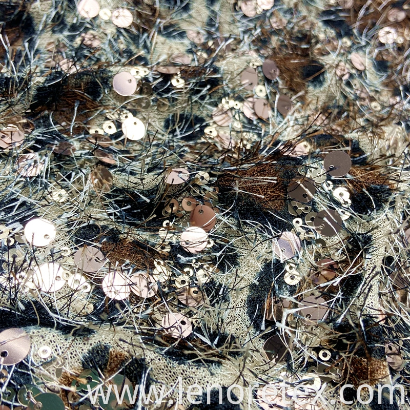 Sequin Embroidery Fabric